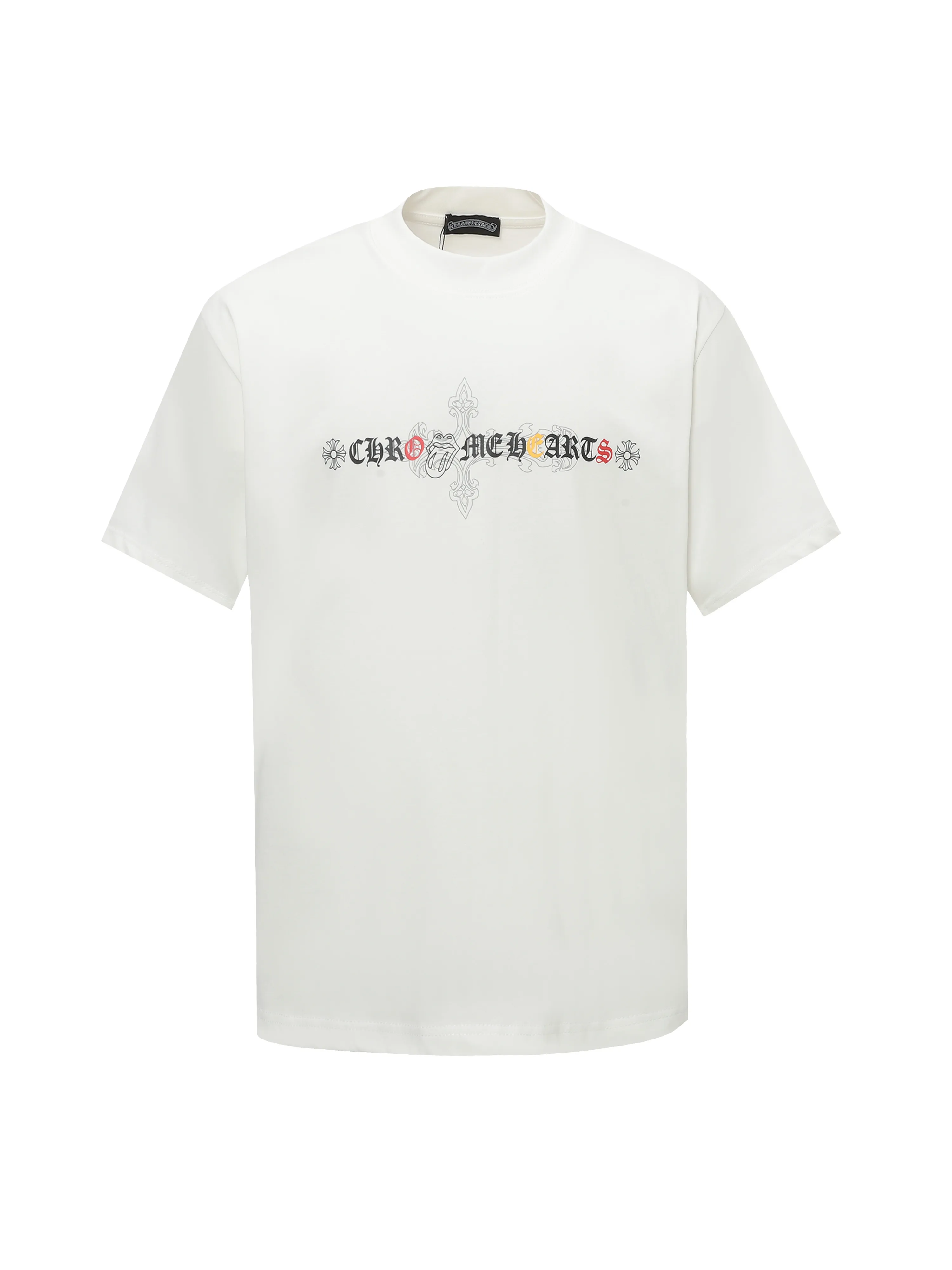 🅿️170 CHROME HEARTS/Chrome Heart CH Sanskrit printed short-sleeved T-shirt on the chest The fabric is made of 280g heavy combed cotton, customized with 32 count 1*1 threads. The garment is washed twice. The fabric is comfortable and skin-friendly without any strange feeling. Custom dyed fabric, with high textile density, good drape and not easy to deform. The thick texture and compact spinning process will not affect the breathability of the fabric. The saturation of the color is very high. Imported digital direct-injection printing technology. A versatile and good-looking short sleeve. The loose fit covers the flesh and makes you slim. Size: XS-L